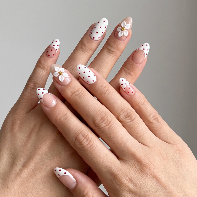 Nail Art Red Wine - Faux ongles à presser les plus