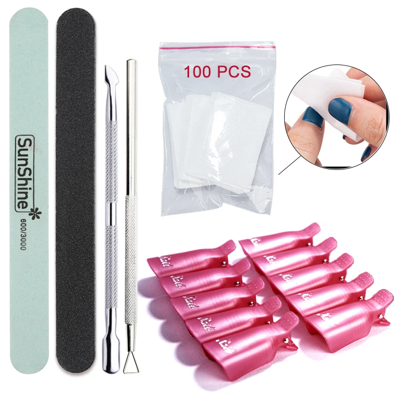 Dip Powder Nail - Kit d'outils pour enlever le vernis