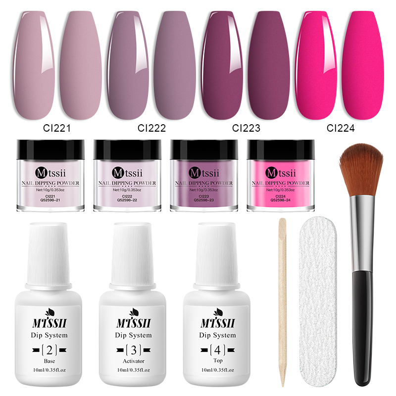Dip Powder Nail - Kit de poudre pour ongles 10