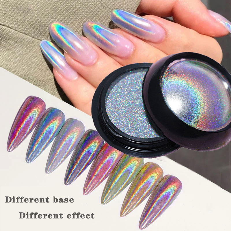 Dip Powder Nail - Poudre à ongles Laser chromée 6