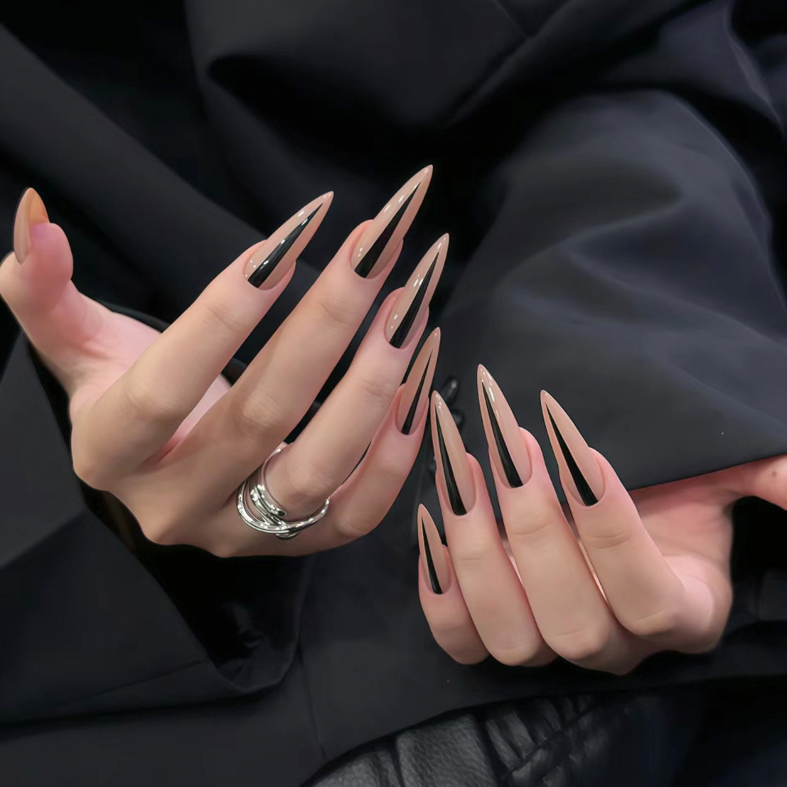 Nail Art Y2K - Faux ongles longs Stiletto Y2K pour
