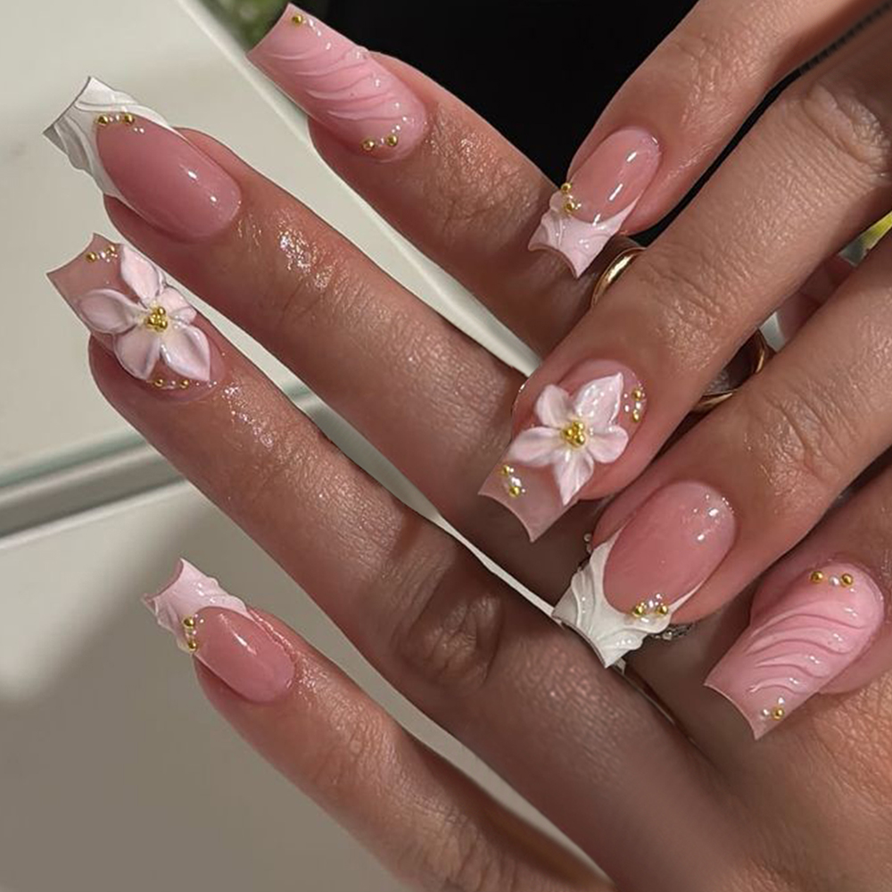 Nail Art Y2K - 24 pièces par boîte. Ongles pressés