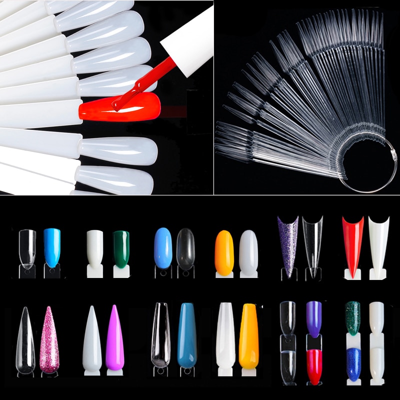 Nail Art Viral - Bâtons d'affichage pour ongles, couleurs naturelles