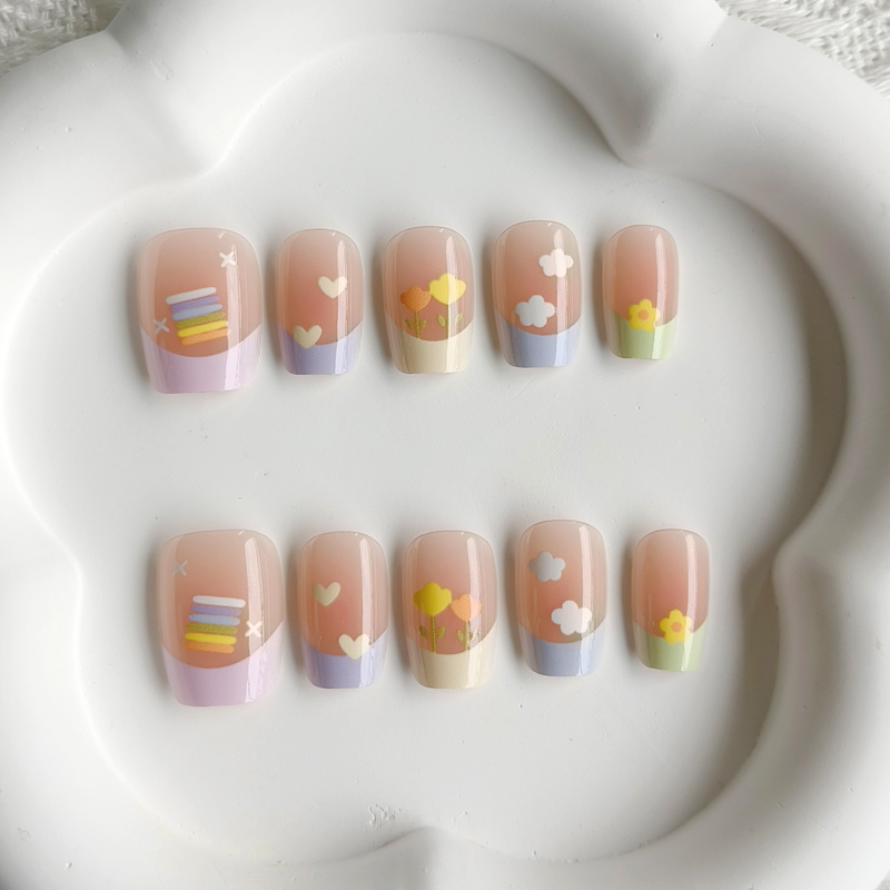 Nail Art Y2K - 10 autocollants pour ongles à presser,