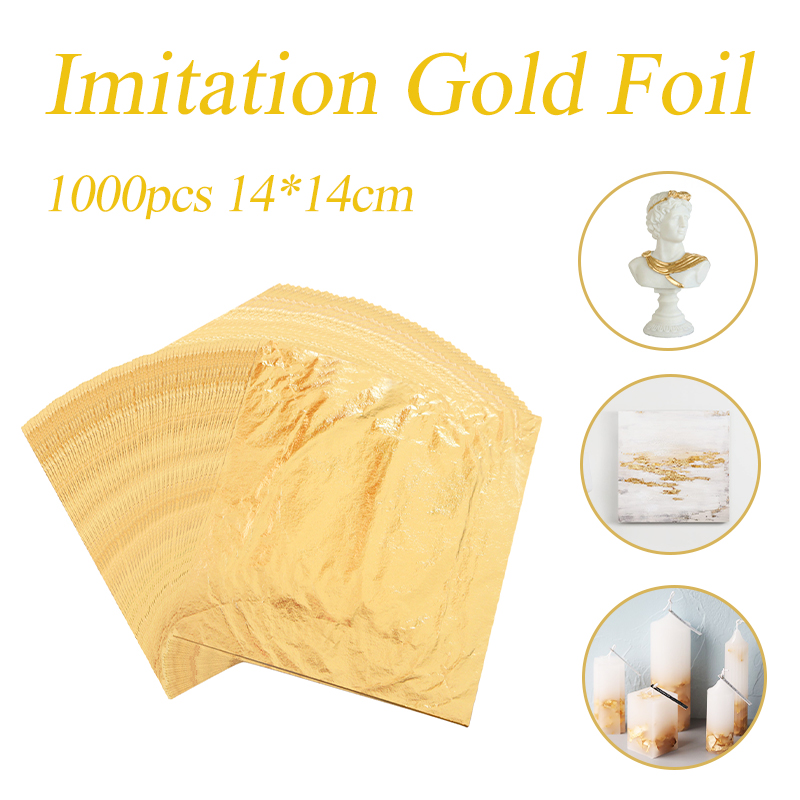 Nail Art Gold - Papier aluminium doré pour le cuir