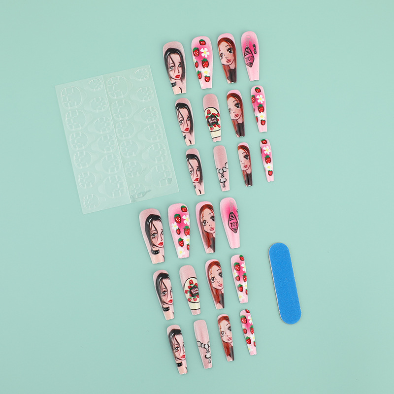 Faux ongles mi-longs pour femm - Nail Art Y2K avis et prix