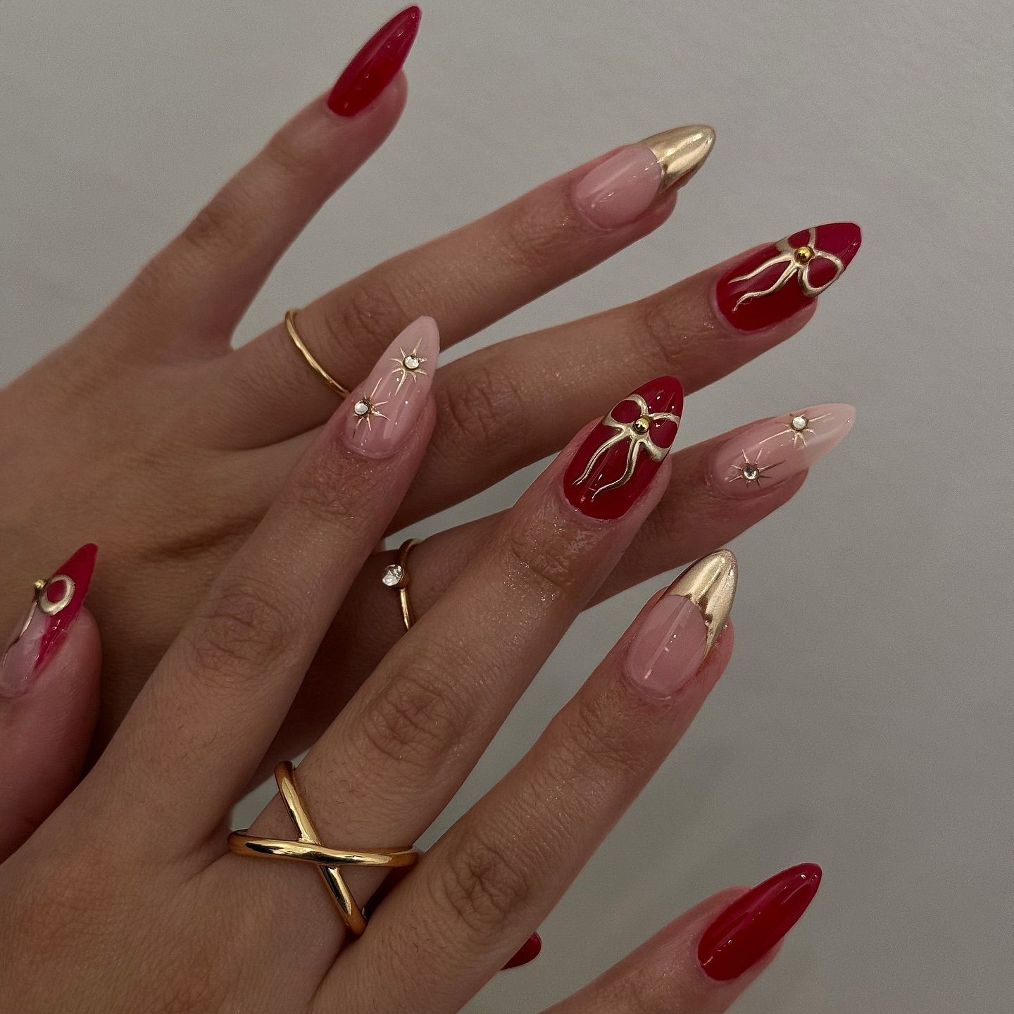 24 pièces de faux ongles rétro - Nail Art Red Wine avis et prix