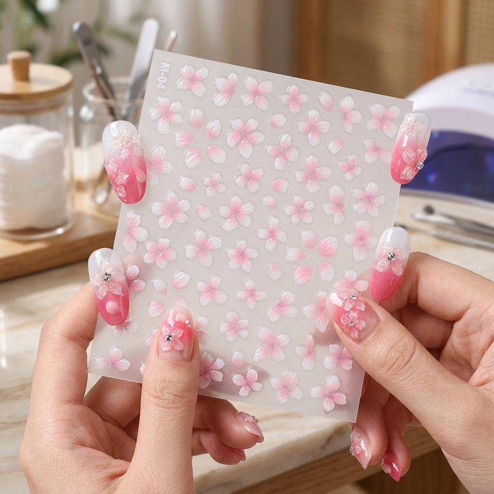 1 autocollant pour ongles à mo - Nail Art Ombre Pink avis et prix
