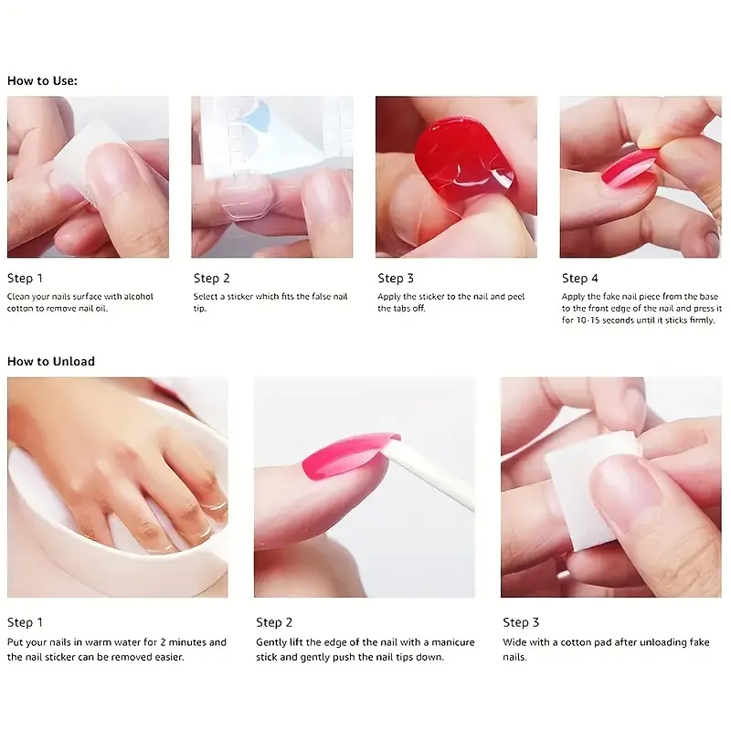 24 pièces carré moyen minimali - Nail Art Y2K avis et prix