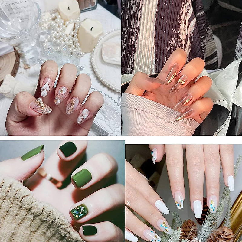 200 feuilles de feuille d'or d - Nail Art Gold avis et prix