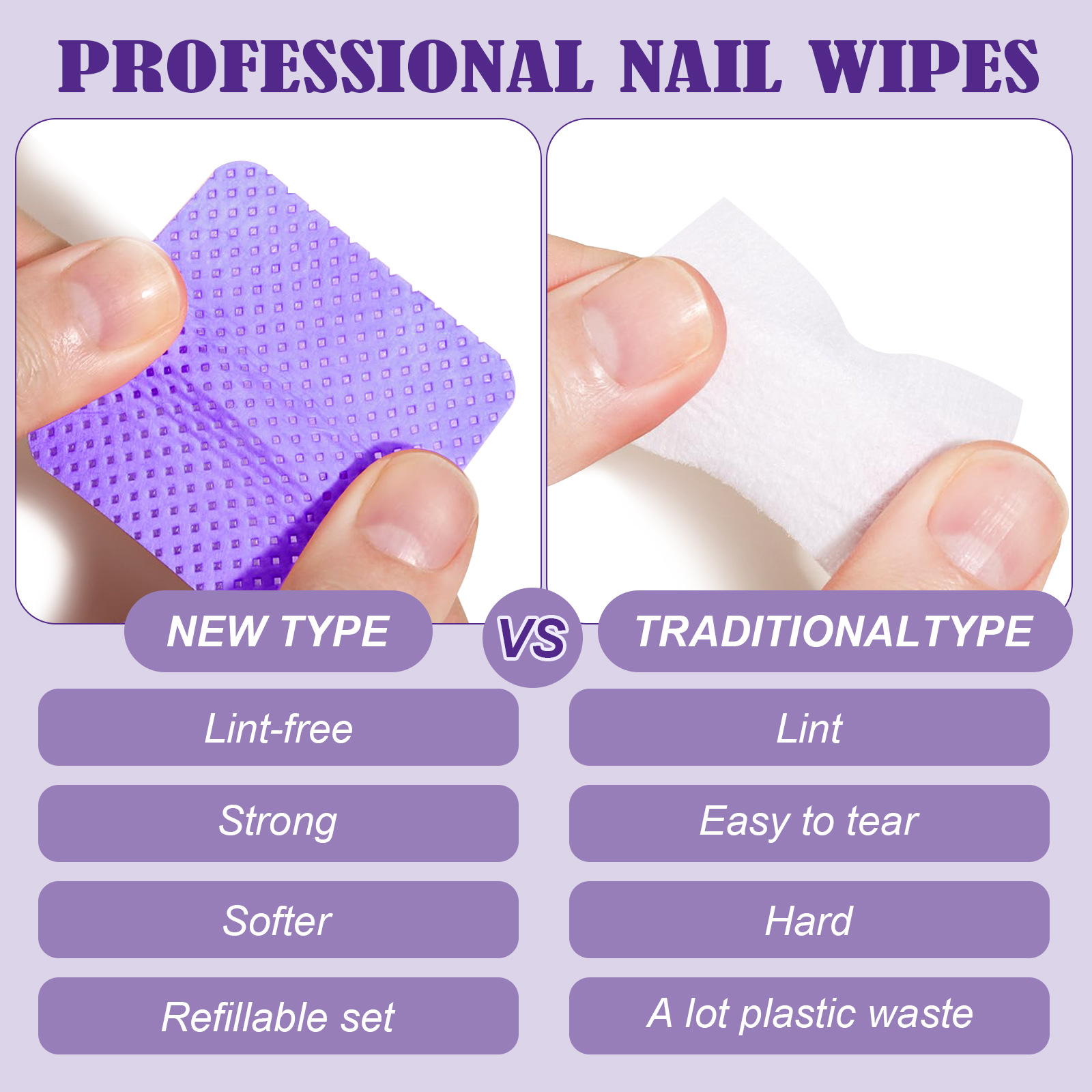 630/1200 lingettes nettoyantes - Nail Art Remover avis et prix