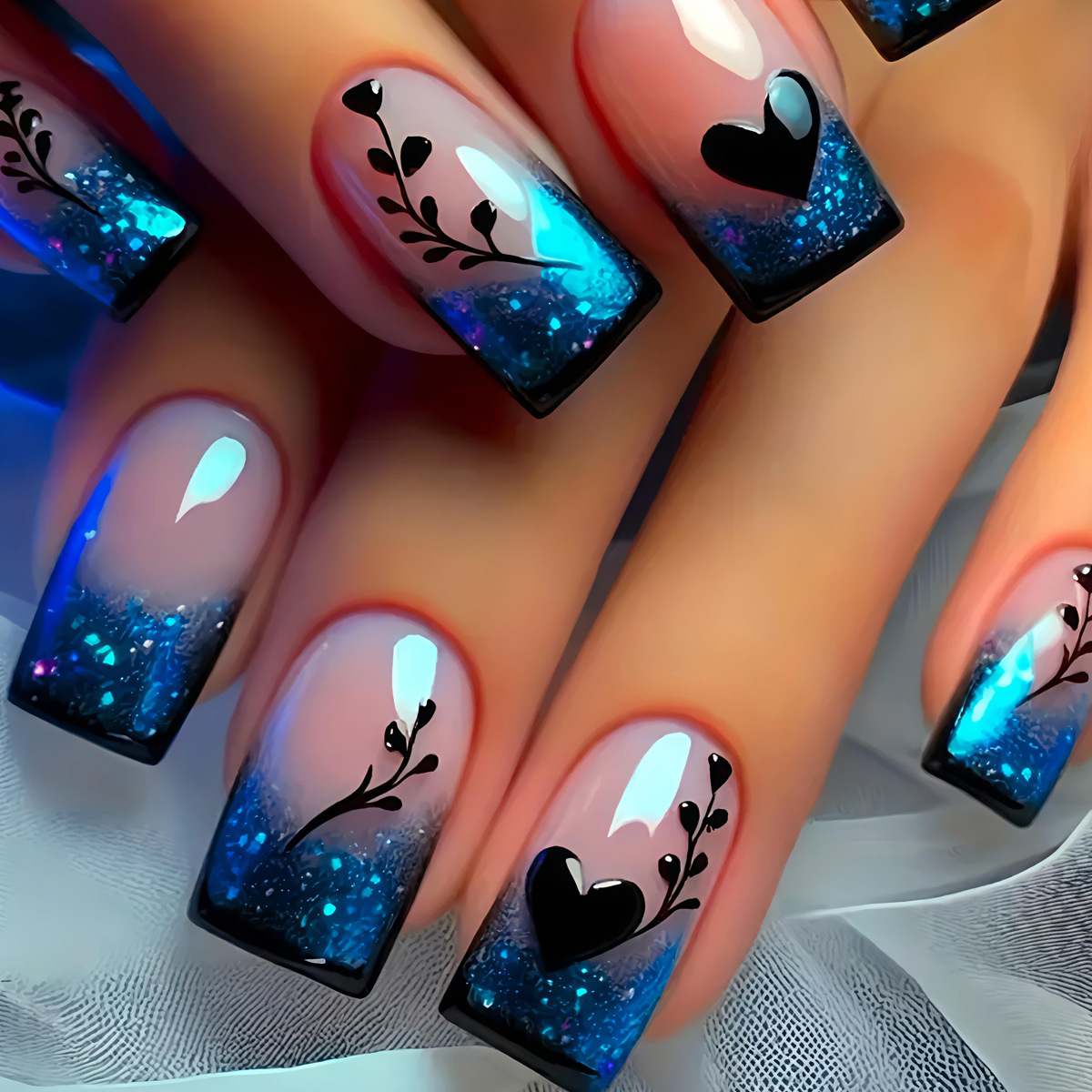 24 pièces/ensemble Faux Ongles - Nail Art Y2K avis et prix