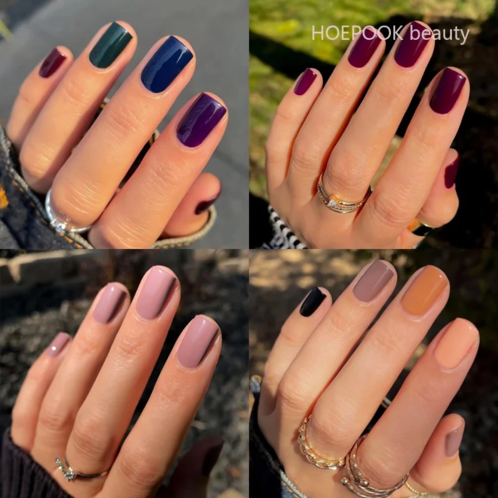 24 faux ongles courts carrés à - Nail Art Red Wine avis et prix