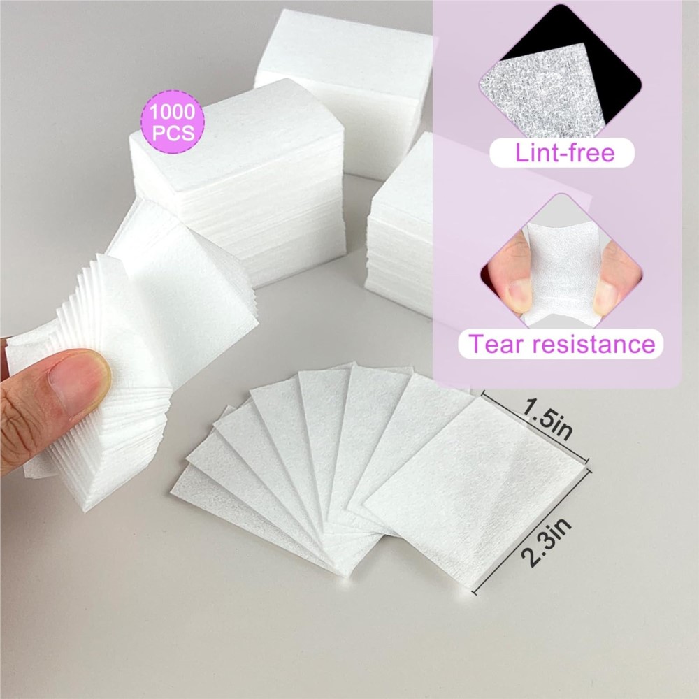 1000 lingettes sans peluches p - Nail Art Remover avis et prix