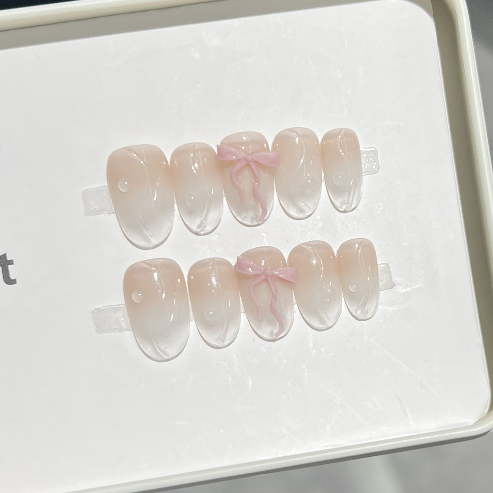 10 pièces amande faux ongles é - Nail Art Y2K avis et prix