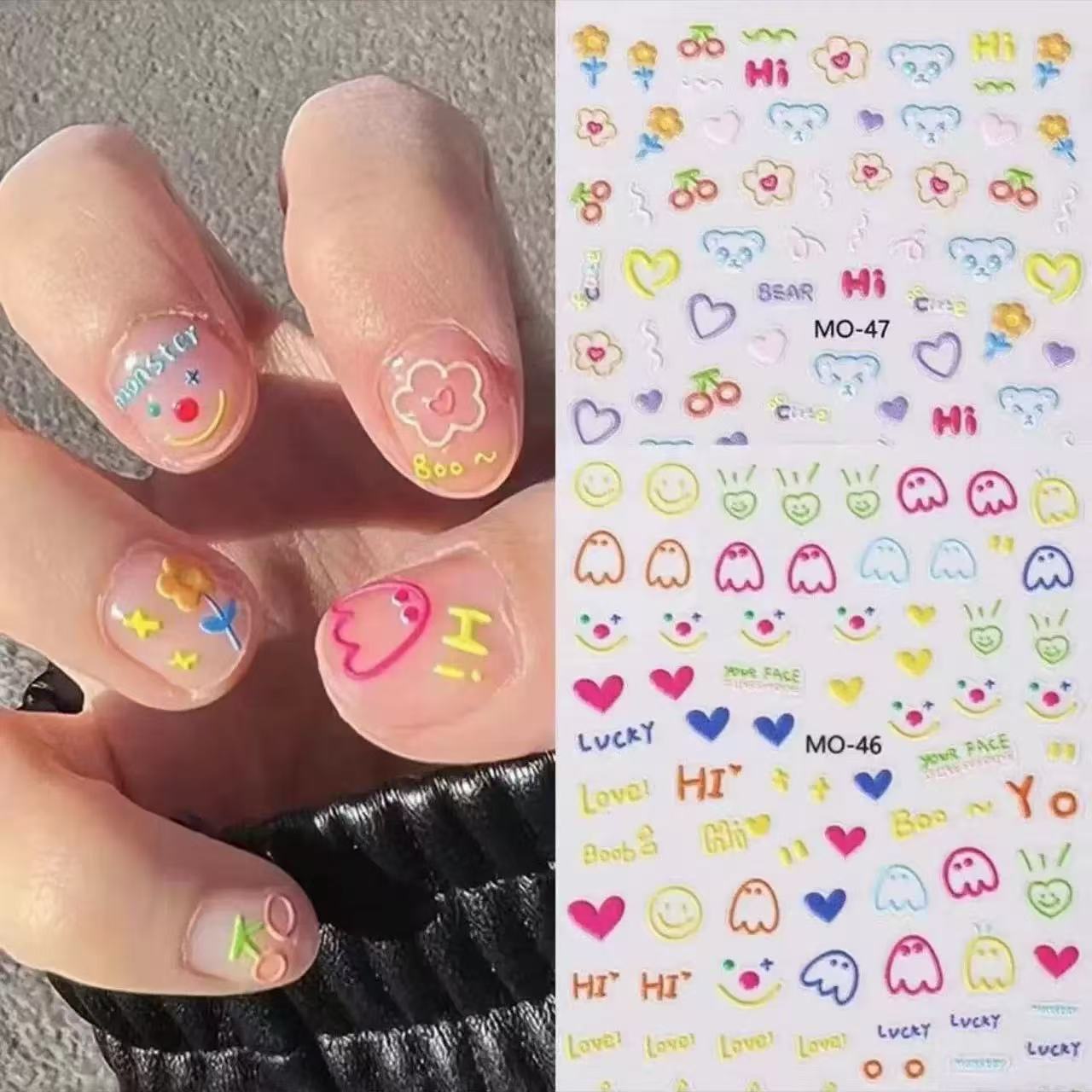 Autocollants pour ongles en fo - Nail Art Viral avis et prix