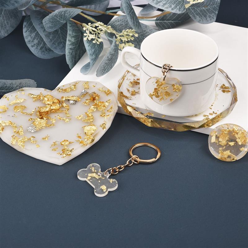Feuille Imitation or argent cu - Nail Art Gold avis et prix