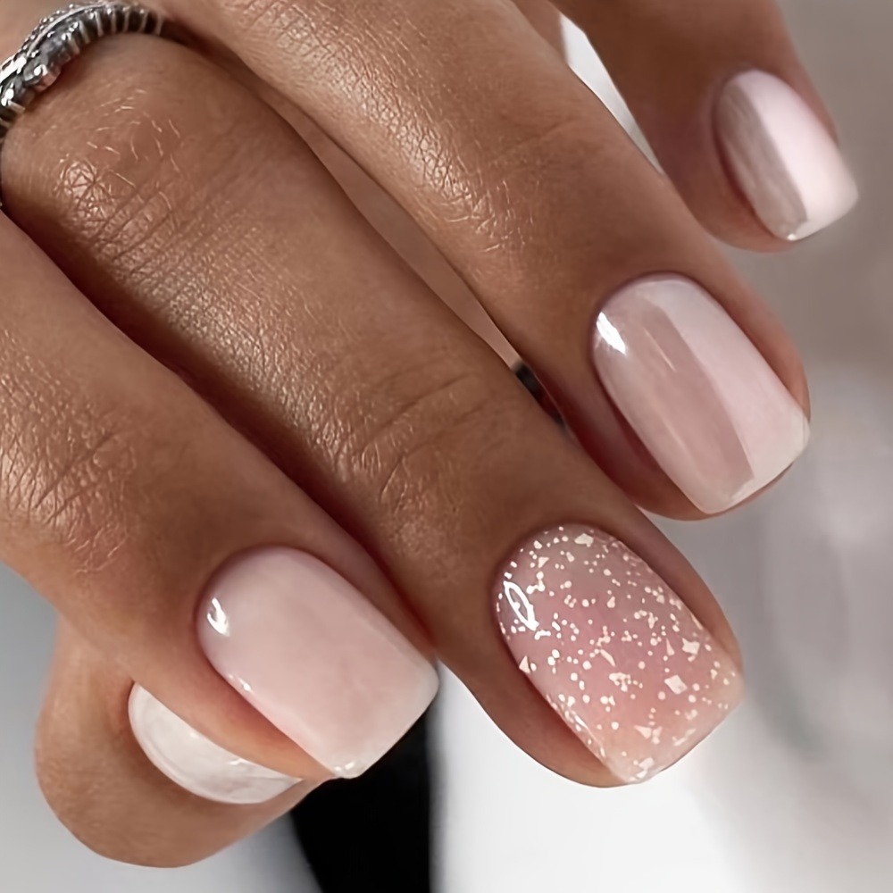 24 faux ongles simples effet o - Nail Art Ombre Pink avis et prix