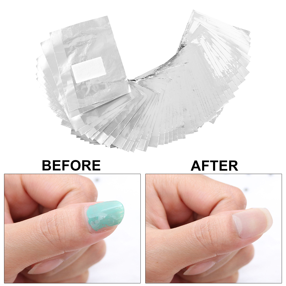 500/1000 pièces feuille d'alum - Nail Art Remover avis et prix